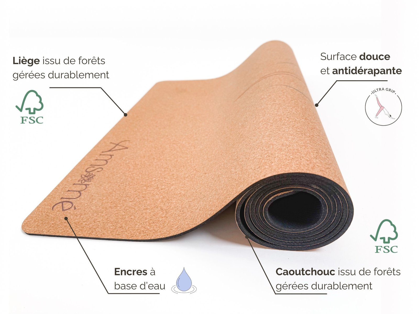 Composition tapis Yoga Amsome liege