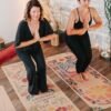 Tapis de yoga Le moment présent par Amsome en liège naturel antidérapant