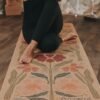 Tapis de yoga Le moment présent par Amsome en liège naturel antidérapant