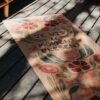 Tapis de yoga Le moment présent par Amsome en liège naturel antidérapant