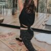Tapis de yoga Le moment présent par Amsome en liège naturel antidérapant