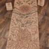 Tapis de yoga et brique 7 chakras par Amsome en liège naturel antidérapant