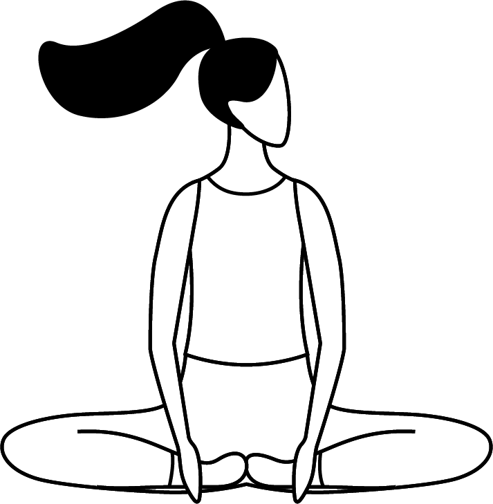 Yoga - Posture du papillon