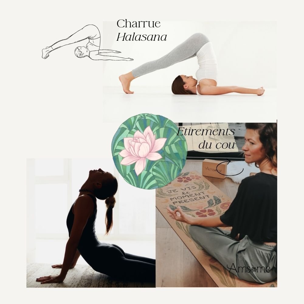 posture-yoga-chakra-gorge postures de yoga pour ouvrir le chakra de la gorge