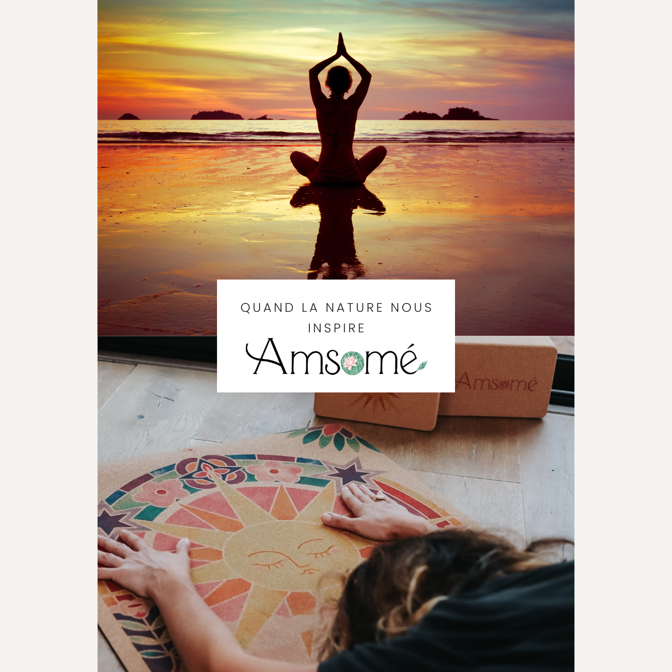 Pratique de la salutation au soleil au lever du jour